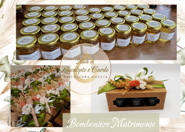 Bomboniere miele matrimonio